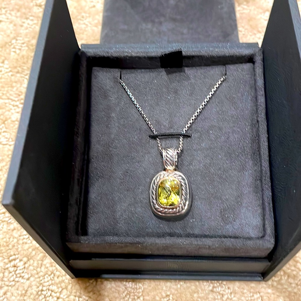 David Yurman pendant necklace with chain